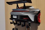 Porsche 911 GT3 RS Rear-End Key Holder Wall Mount