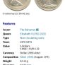 Bahamas Islands 1973 Silver 5 Dollars Scarce Coin! Image 3