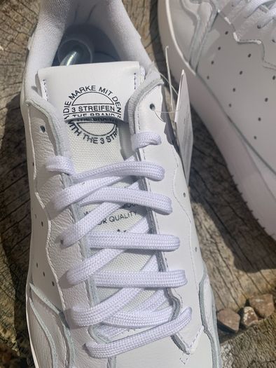 Get Premium White Leather Adidas Originals Supercourt