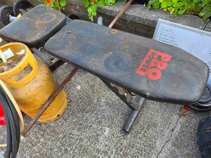 weight lifting bench