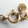 Vintage Sterling Silver 925 Gold Plated -So- Pendant Necklace length 15" - 1,9g Image 4
