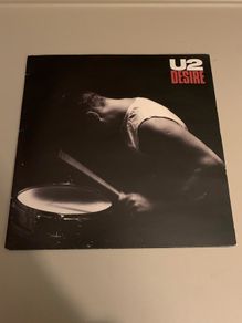U2 - Desire UK 7 inch Original Vinyl 1988 Island Records