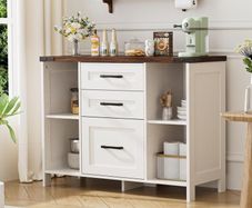 Sideboard Storage Cabinet, Kitchen Cupboard Storage with 3 Drawers