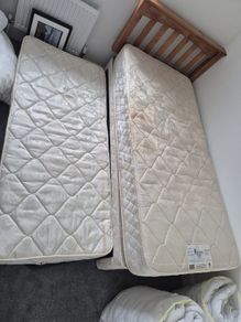 single bed with pullout bed