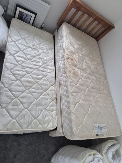 single bed with pullout bed