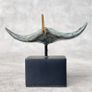 Manta Ray - Patinated And Polished Bronze Image 7