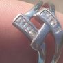 Sterling Silver Double Wishbone Engagement ring Image 5
