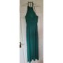 Lipsy size 10 emerald green ruched maxi dress, worn once Image 2