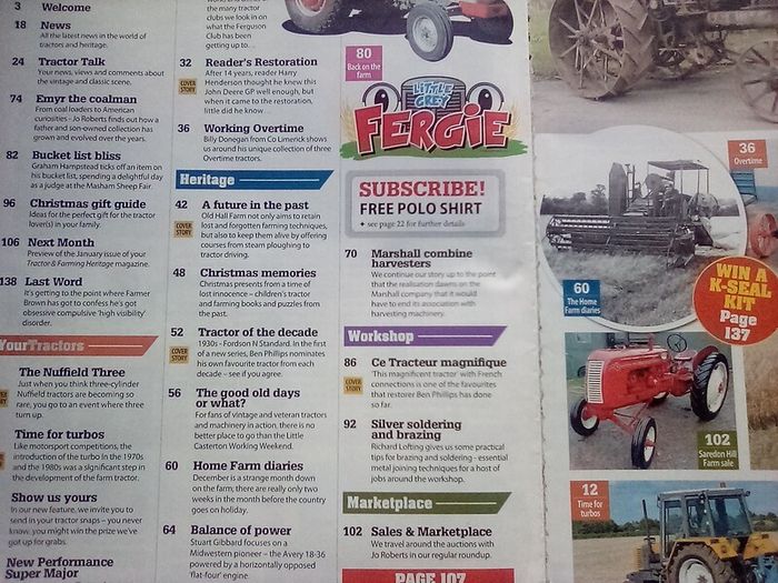 Vintage Tractor Magazines