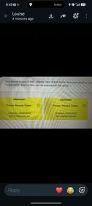 Westlife standing tickets