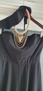 RIVER ISLAND one shoulder ruffle jumpsuit Sz 8UK