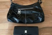 Black Nine West Handbag and wallet