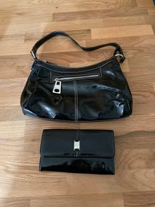 Black Nine West Handbag and wallet