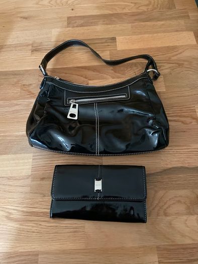 Black Nine West Handbag and wallet