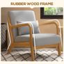 Lounge Armchair with Solid Wood Frame Image 4