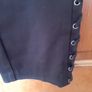 Ladies Reiss Black Jeans Size 10 Image 4