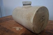 Antique Stoneware 2pt Hot water bottle/Bed Warmer with makers stamp