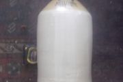 a antique19th stoneware flagon or jar dublin