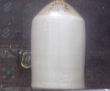 a antique19th stoneware flagon or jar dublin