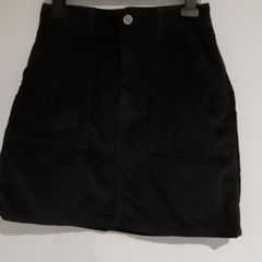 Brown Cord  Skirt