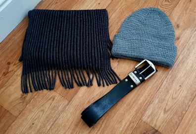Hat, Scarf and Belt Bundle