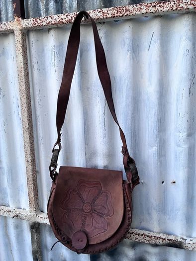 Embossed Floral Western bag