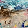 Original Seascape Painting Brittas bay beach Wicklow inspired Original Beachscape in Abstract Image 4