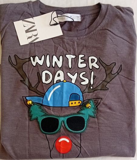 NEW Boys Christmas Top 9-11yrs