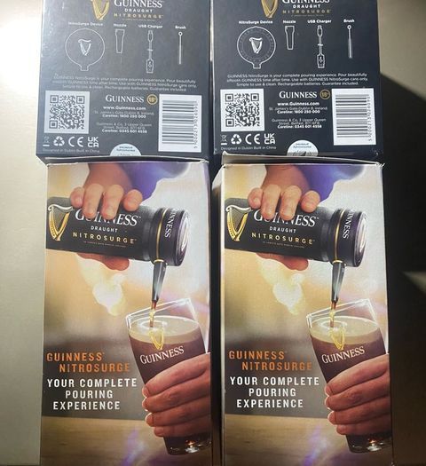 Guinness Draught beer Nitrosurge Device