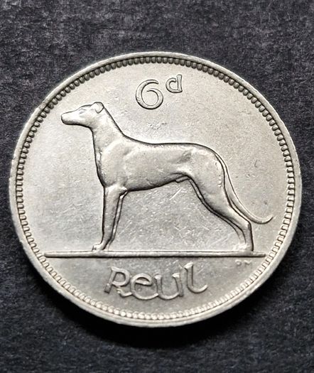 Ireland Excellent 1940 Six Pence 6d coin