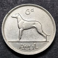 Ireland Excellent 1940 Six Pence 6d coin