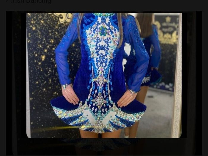 Irish dancing dress