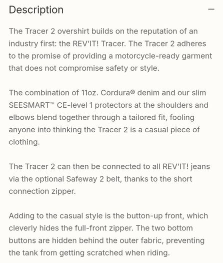 Revit Overshirt Tracer 2 Size XXL