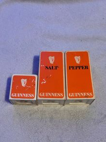Guinness salt and pepper set