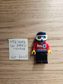 lego cty1070 ski patrol member, set 60203