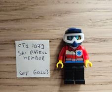 lego cty1070 ski patrol member, set 60203
