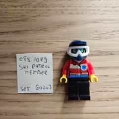 lego cty1070 ski patrol member, set 60203