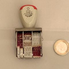 Vintage date stamp