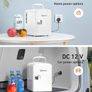 NEW SALE | Mini Fridge 4 Litre, 6 Can Portable AC+DC Power Cooler & Warmer, for Bedrooms, Cars, Offices; Skincare, Makeup, Cosmetics, Food Image 3