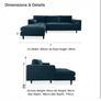 Corner sofa & ottoman Image 5
