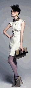 Rare Joanne Hynes Couture Leather Dress New With Tags Size 14