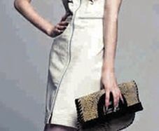 Rare Joanne Hynes Couture Leather Dress New With Tags Size 14