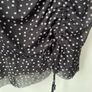Prettylittlething  black polka dot ruched dress plus size new Image 3