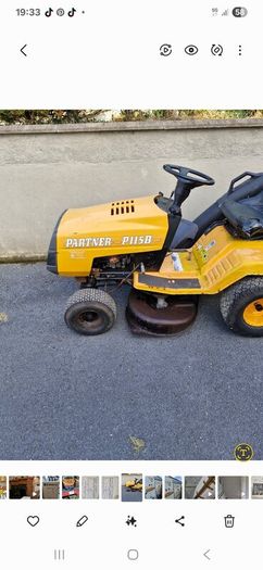 ride on lawnmower
