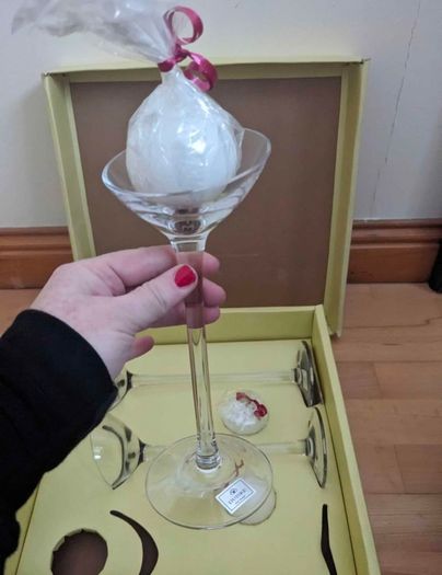 icon glass candle holders