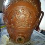 Rare 19th Century English Salt-Glazed Stoneware Brandy 2 Gallon Barrel, Postage Available or collection. Image 6