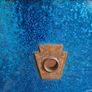 Ludwig Jazz Fest Snare Drum 14 x 5 Blue Sparkle Keystone 1960s Image 6