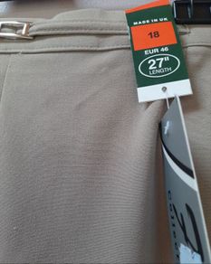 New trousers 18 tag attached