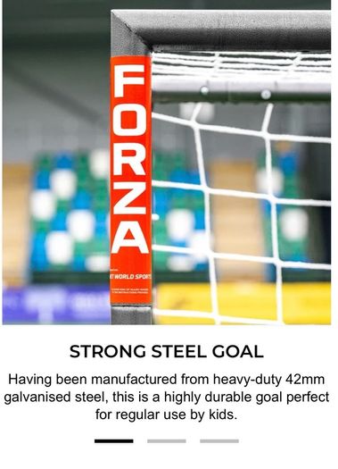 12 x 6 FORZA Steel42 Football Goal Brand New
