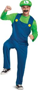 Luigi Costume Large Size 175 - 185 cm Halloween